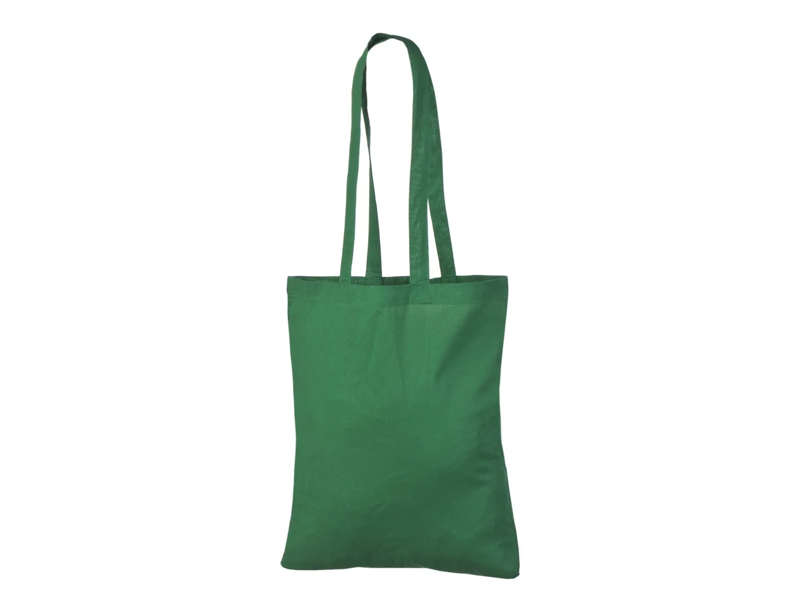 Bomullskasse, 140 g/m², utan tryck – mörkgrön