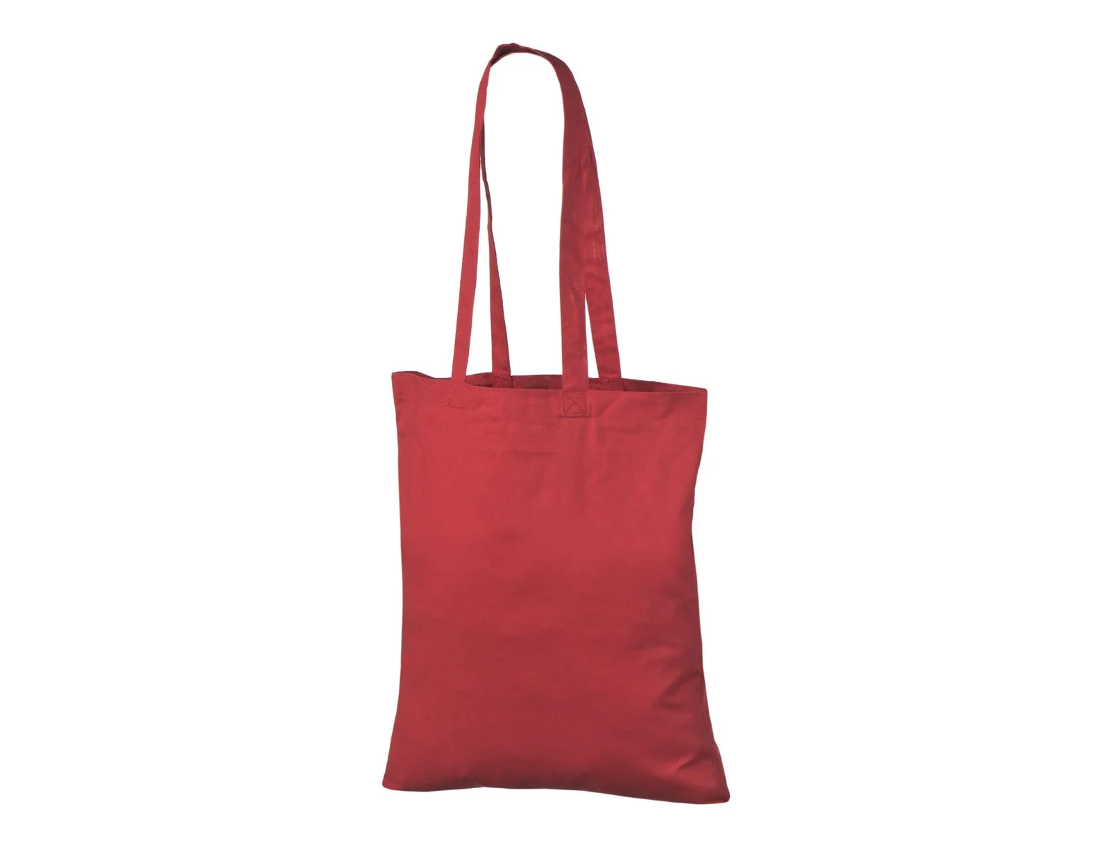 Bomullskasse, 140 g/m², utan tryck – röd
