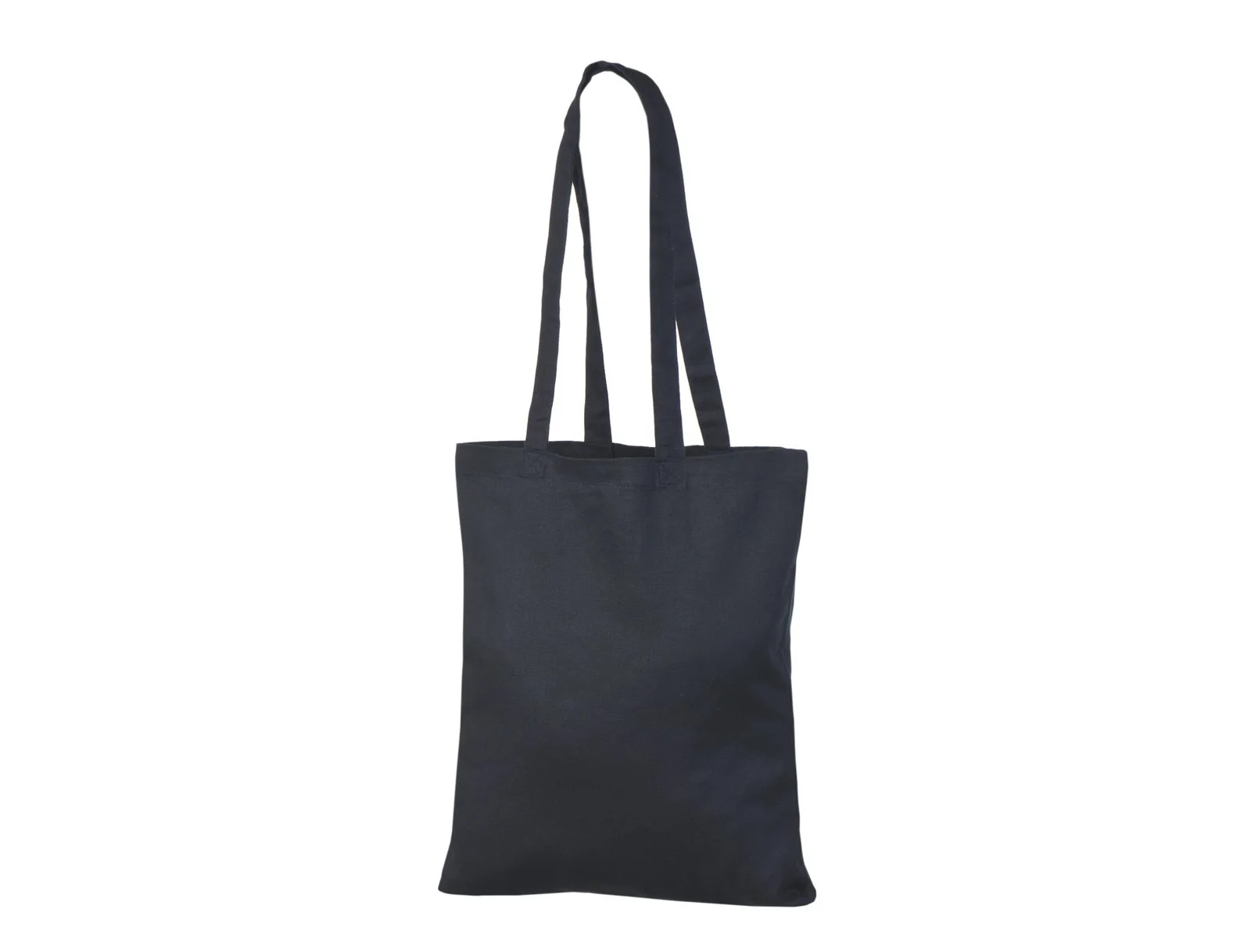 Bomullskasse, 140 g/m², utan tryck – svart