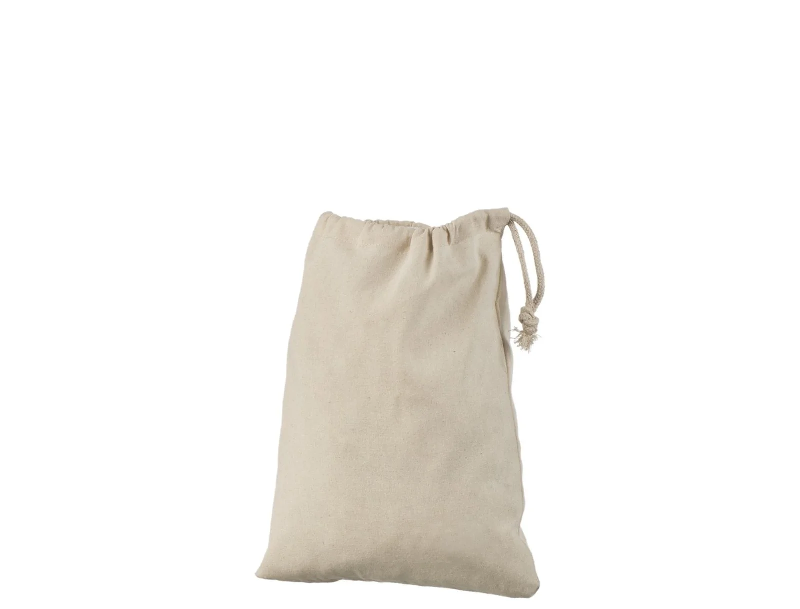 Bomullspåse, 24 × 30 cm, utan tryck, sedd framifrån – natur