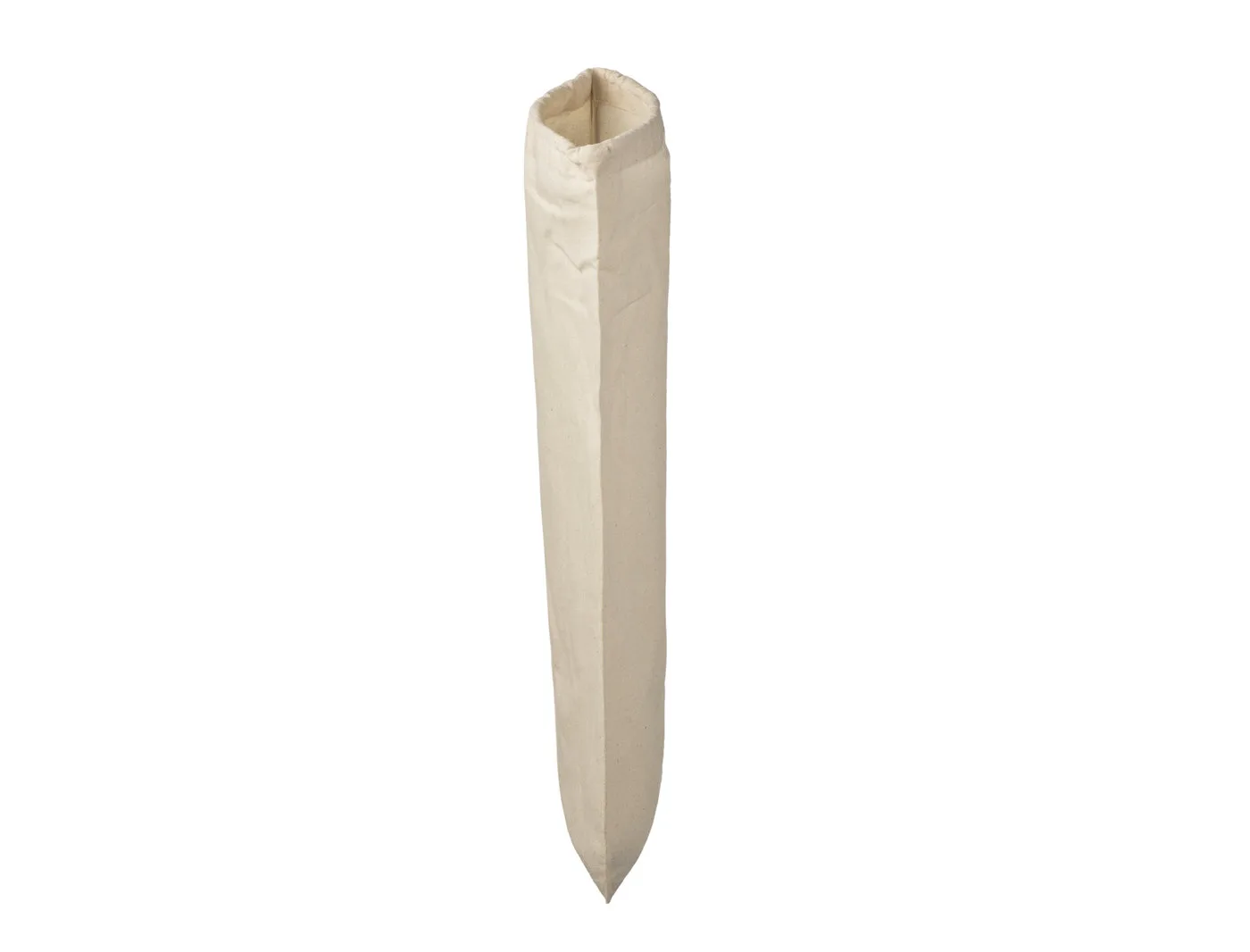 Bomullspåse, 30 × 45 cm, sedd från sidan – natur