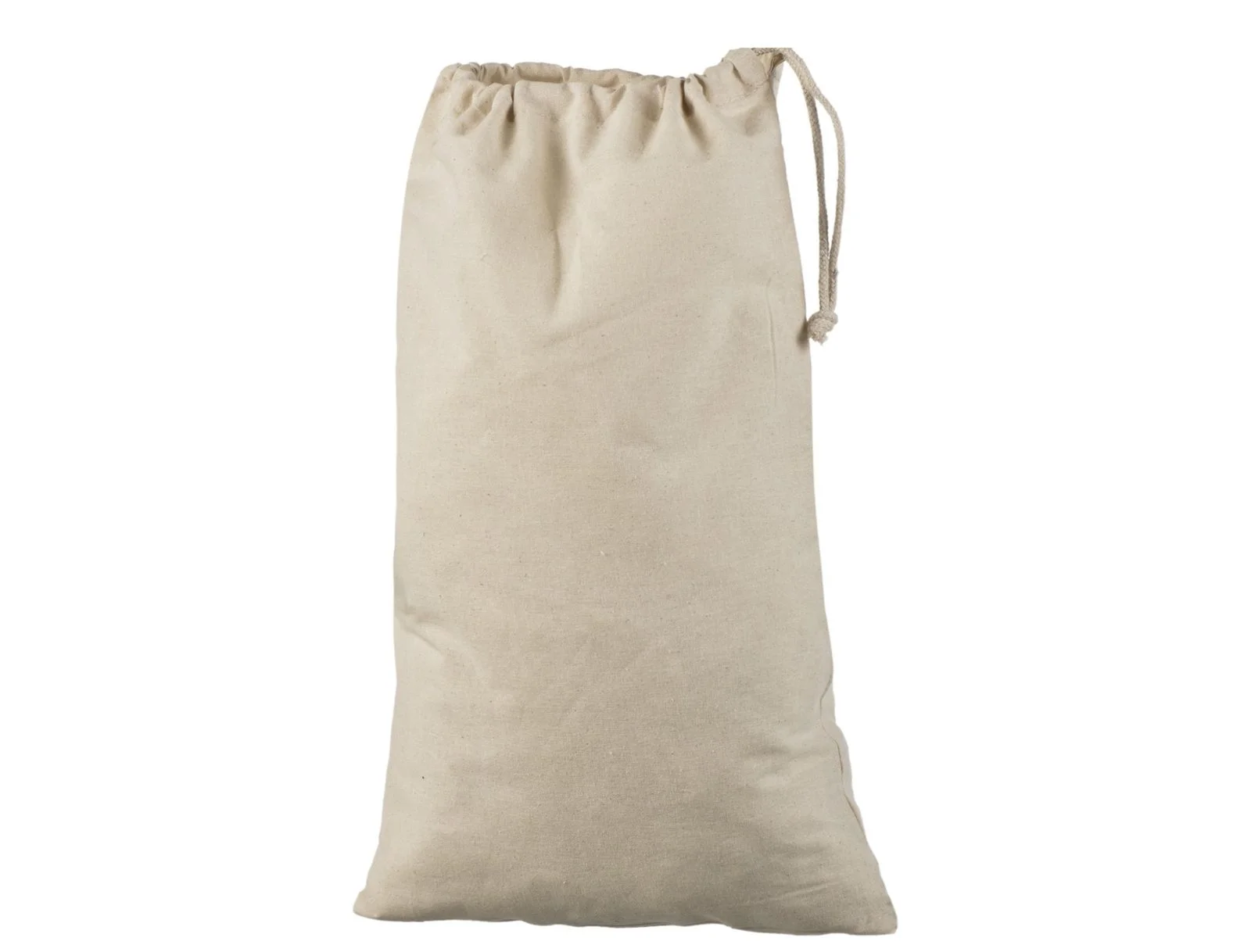 Bomullspåse, 30 × 45 cm, utan tryck, sedd framifrån – natur
